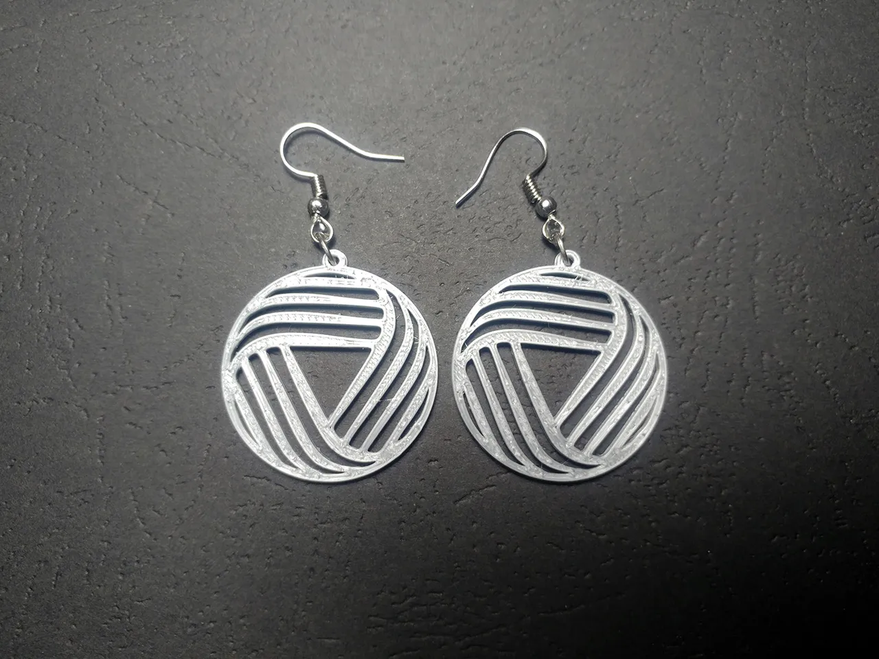 Trinity of Form Earrings view 2