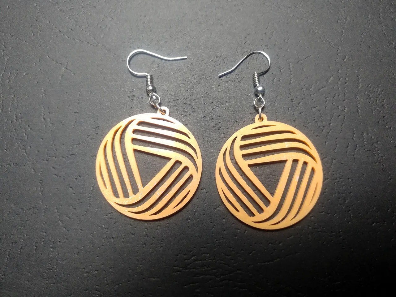 Trinity of Form Earrings view 4