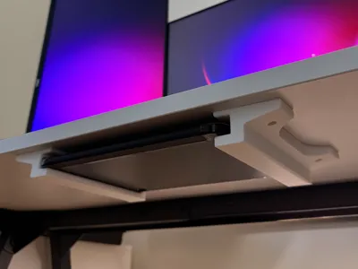 Hidden Under-Desk iPad / Tablet Holder