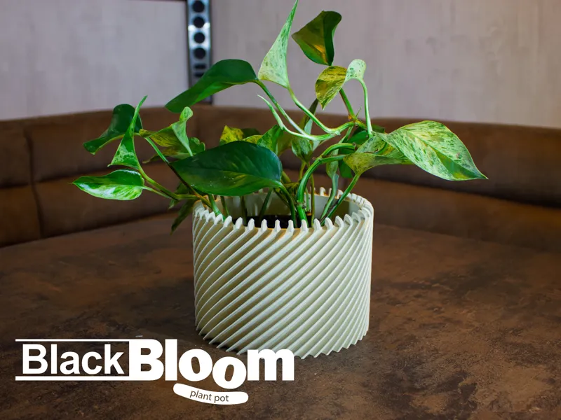 BlackBloom Plant Pot