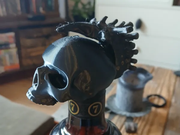 Bouchon décoratif tête de mort