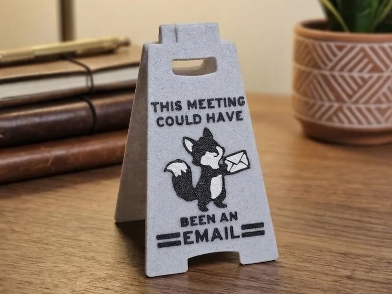 "Could Have Been an Email" Desk Sign