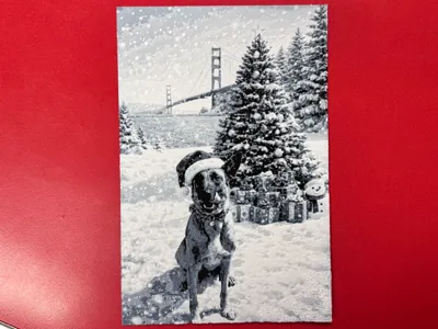 Belgian Malinois Christmas Hueforge