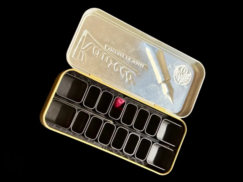 Kaweco Tin Paint Carrier with Gridfinity