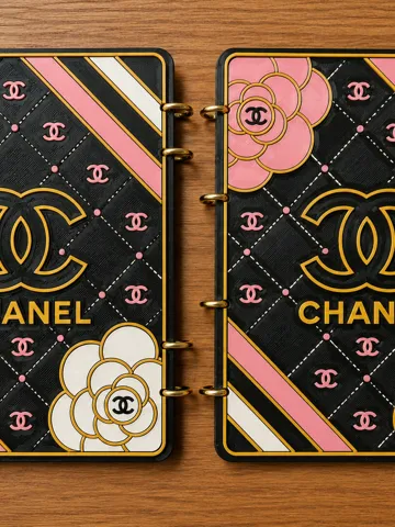 Tapa o cubierta: Channel A5 planner cover — vista de referencia 2