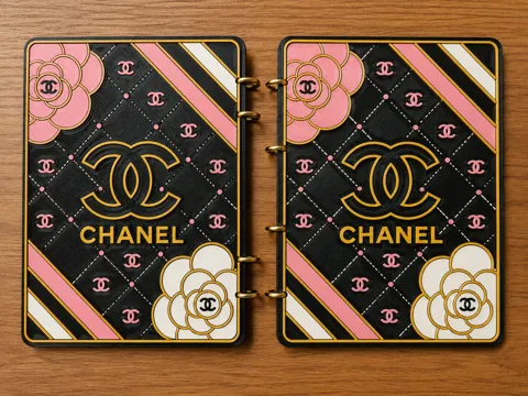 Tapa o cubierta: Channel A5 planner cover — referencia de MakerWorld