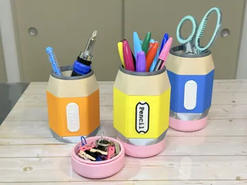 Caja o estuche: Pencil Pencil Holder with Container! Custom Name! — vista de referencia 3