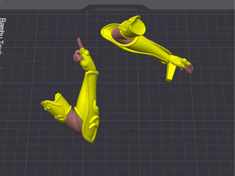 Aries - Saint Seiya gold knight - female V2 - Arms