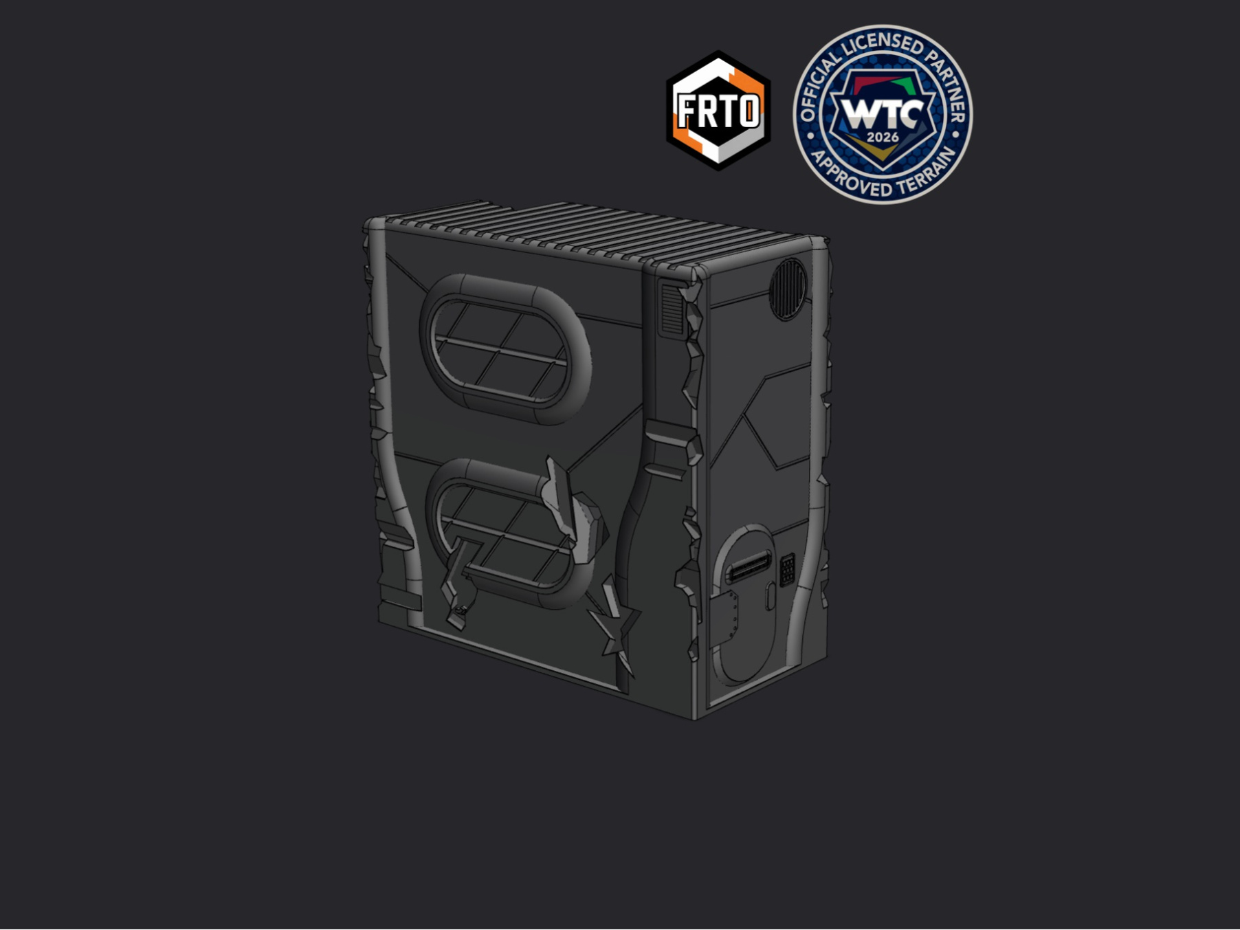 WTC Foldable Destroyed Terrain - Container