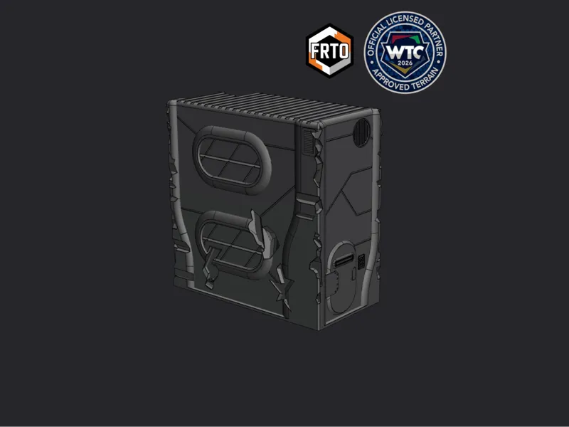 WTC Foldable Destroyed Terrain - Container