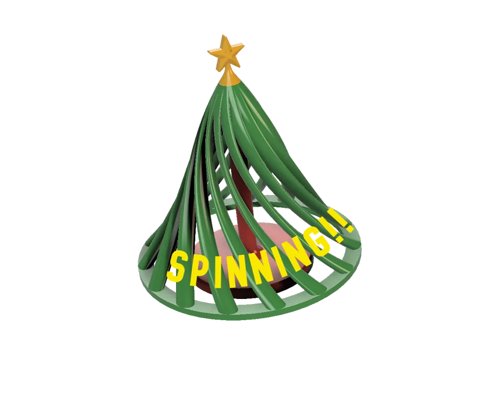 Spinning Christmas Tree by hako85 MakerWorld
