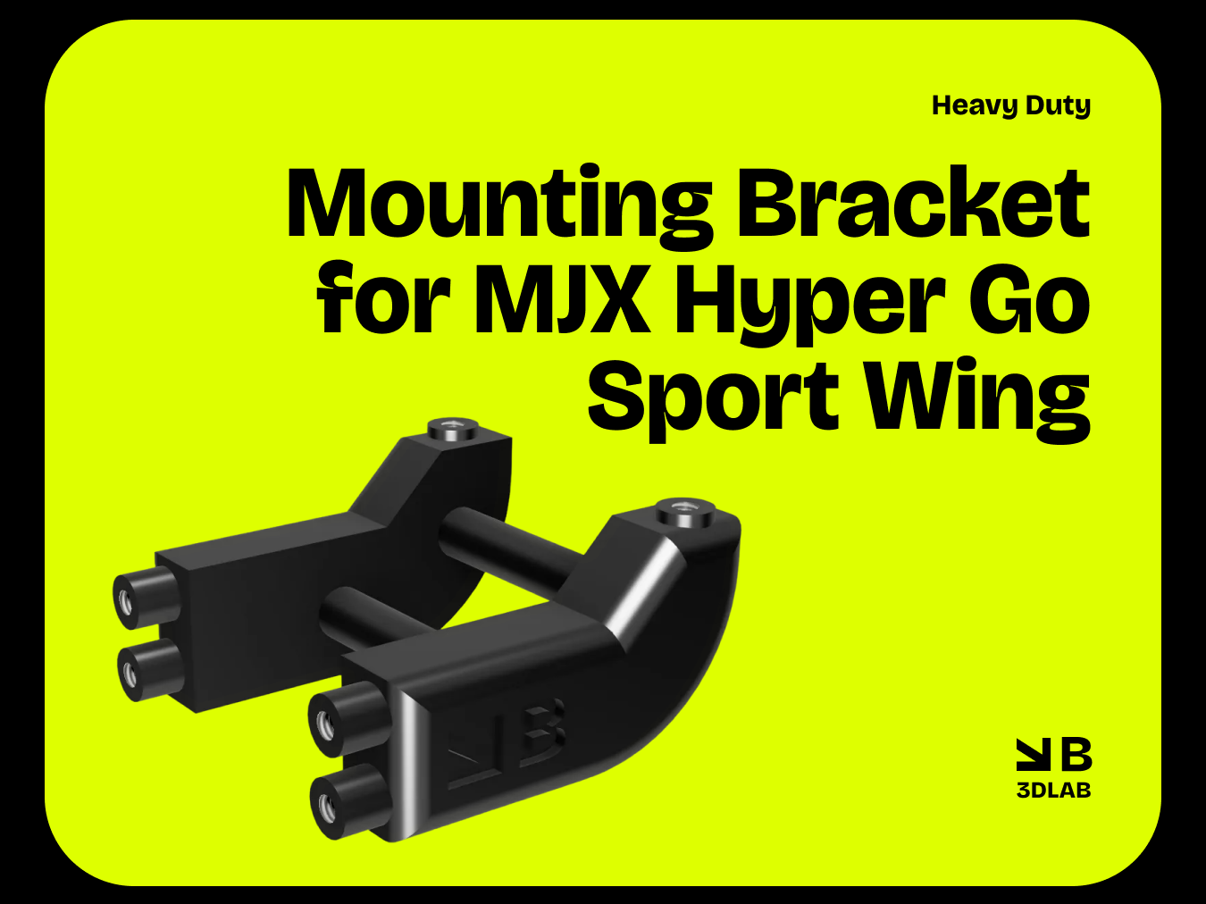 Heavy Duty Mounting Bracket for HyperGo Sport Wing
