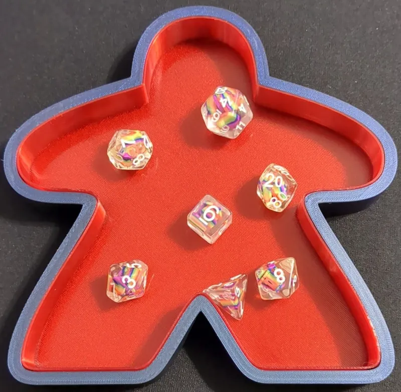 Meeple Dice Tray