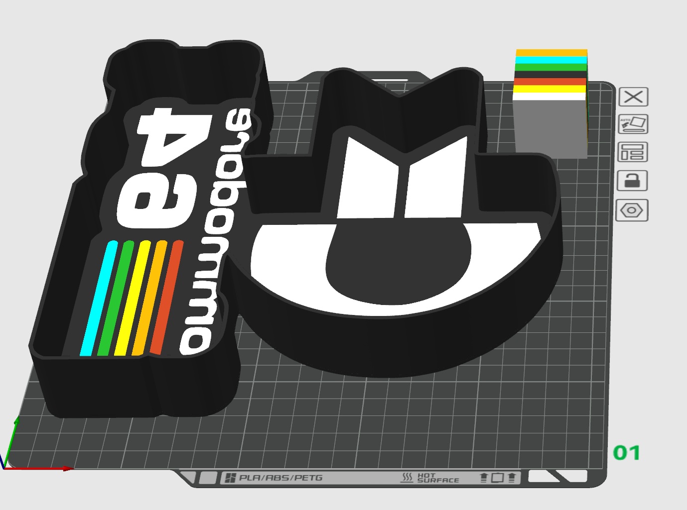 Miniatura 2 do modelo 3D Commodore64 Light Box