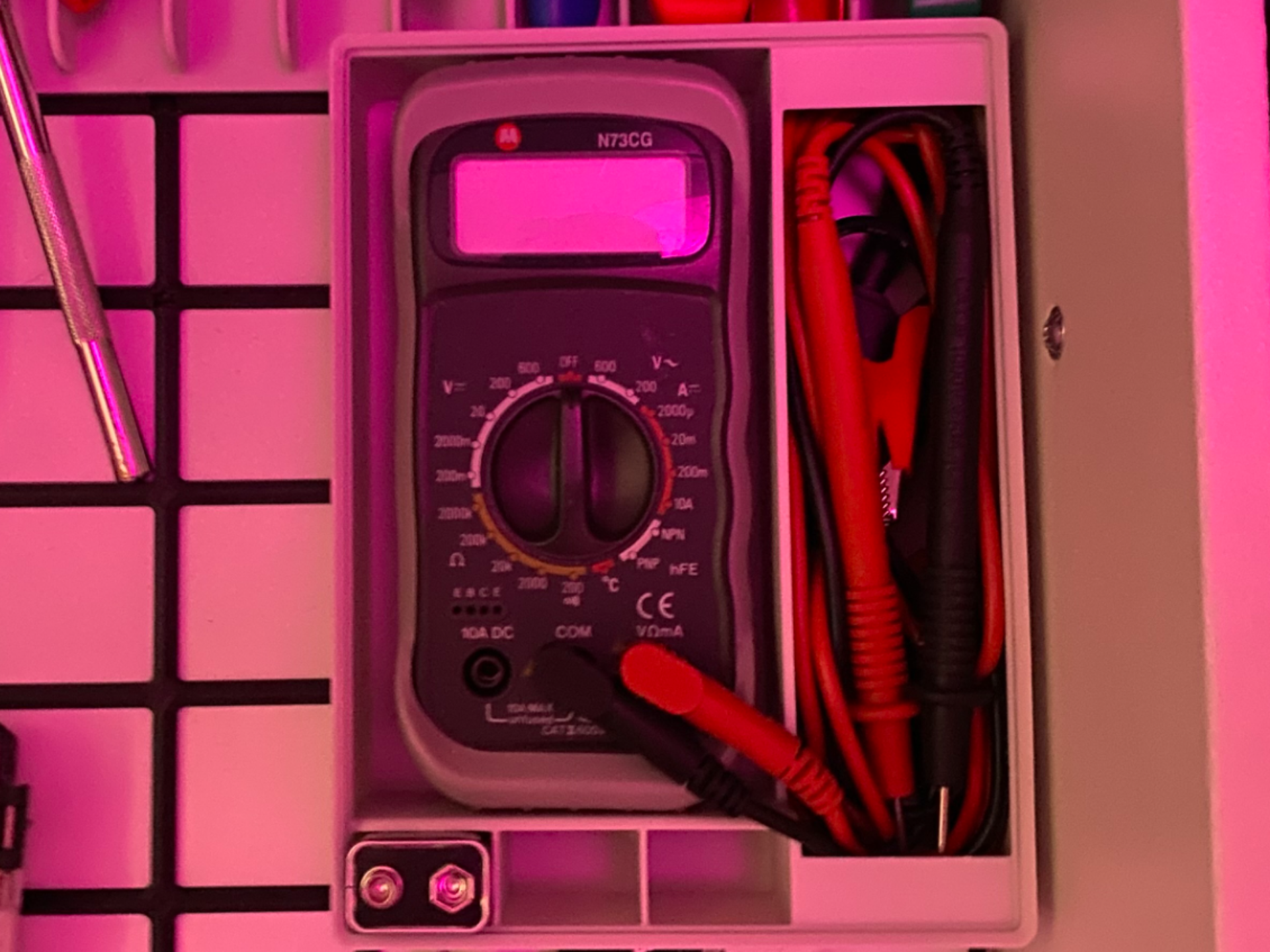 Gridfinity 3x4x6U Maplin Multimeter Storage Bin