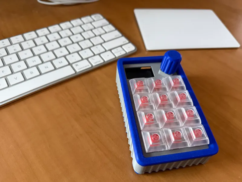 Macropad / HaloPad Case with Backplate - Remix