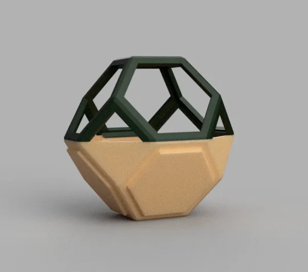 Vase hexagonal modulaire