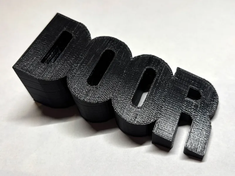 Funny "DOOR" door stopper