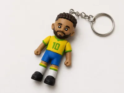 Brazil Soccer Player World Cup 2026 Mini Flexi Toy