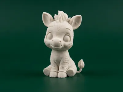 Cute Chibi Kawaii Baby Zebra