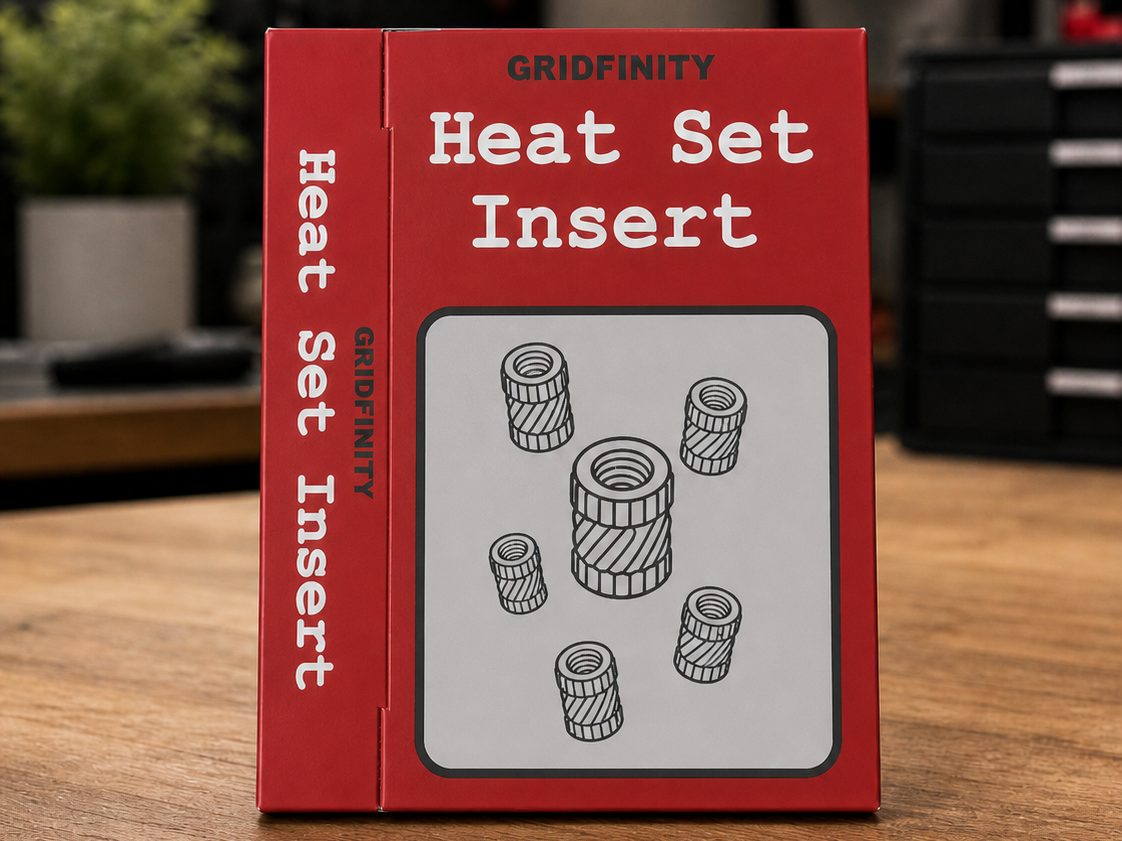 Rangement inserts filetés  Bookfinity 15 grandeurs