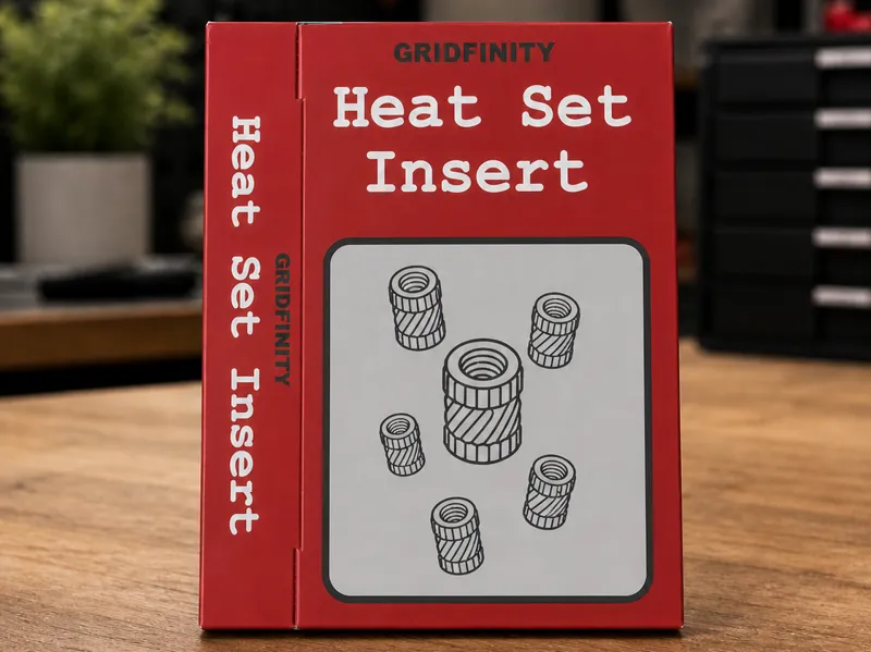 Rangement inserts filetés  Bookfinity 15 grandeurs
