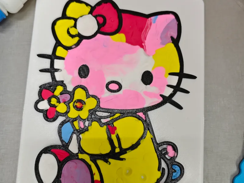 填充画板（粘土填充戳戳画、幼儿DIY）