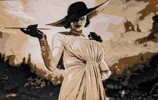 Resident Evil Lady Dimitrescu HueForge