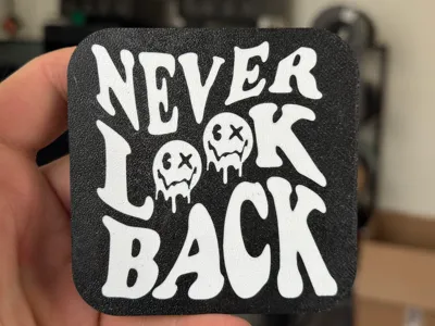Never Look Back coaster