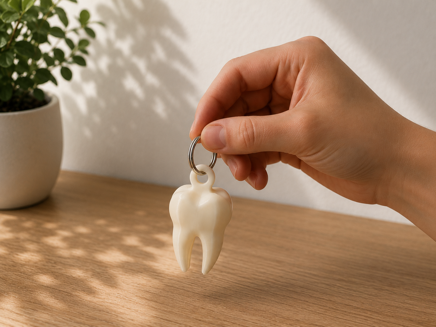 Cute Tooth Keychain–Keyring for Dentists