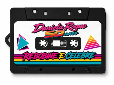 Retro Cassette Keychain – Personalized 80s Style