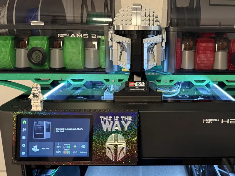 H2 Series Brick Display Frame - This is the Way