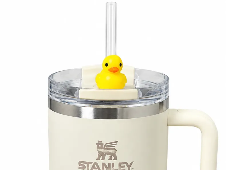 Funny Straw Duck 