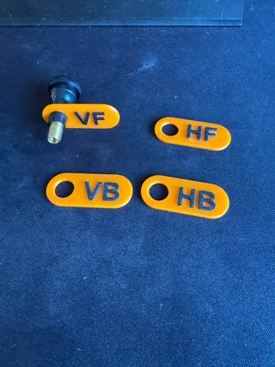Wheel Tag Wheel position tags ENG/SWE by PJ Design MakerWorld: Download Free 3D ...