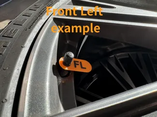 Wheel position tags ENG/SWE