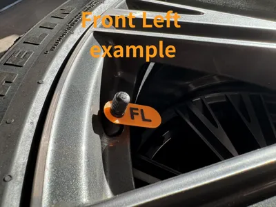 Wheel position tags ENG/SWE