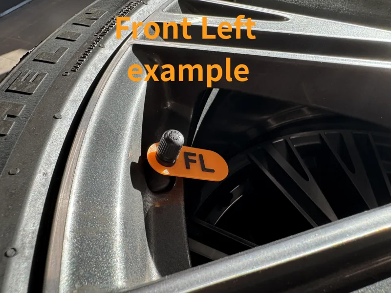 Wheel position tags ENG/SWE