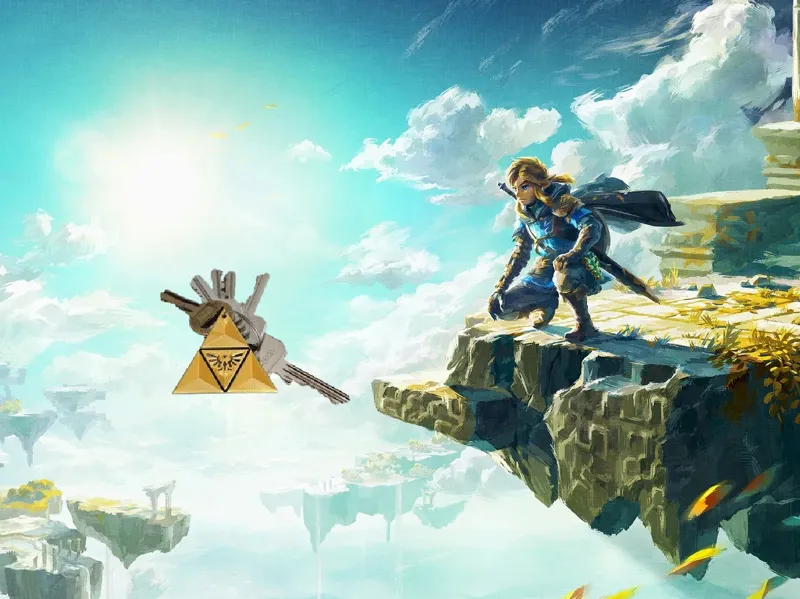 The Legend of Zelda Start / End Sound & KeyChain 