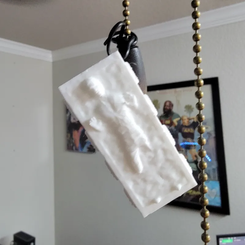 Han Solo in Carbonite Keychain & Magnet