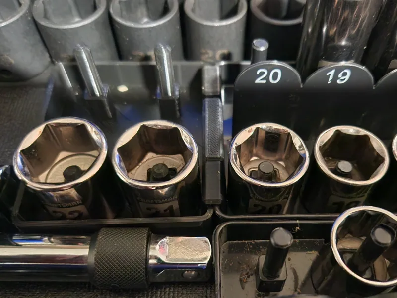 3/8. 21-22mm socket extension harbor freight tray