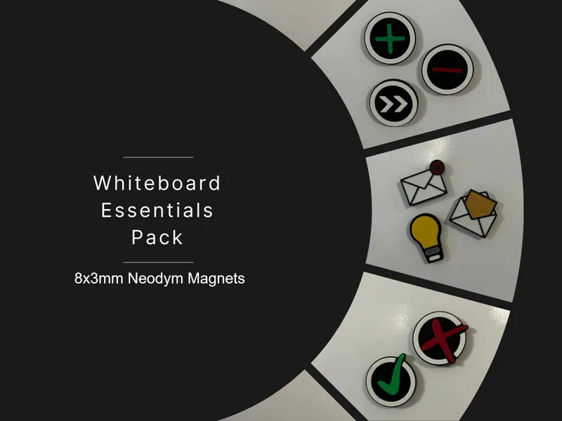 Whiteboard Magnet Essential Pack Productivity