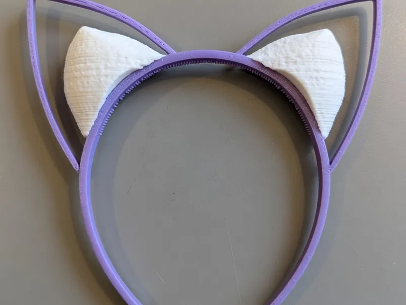 Cat ears headband