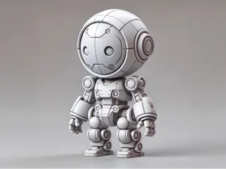 Sci-Fi Desk puppet