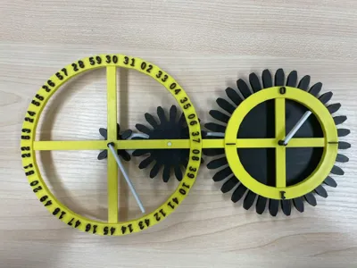 Suspended Magnetic Gear Stopwatch
