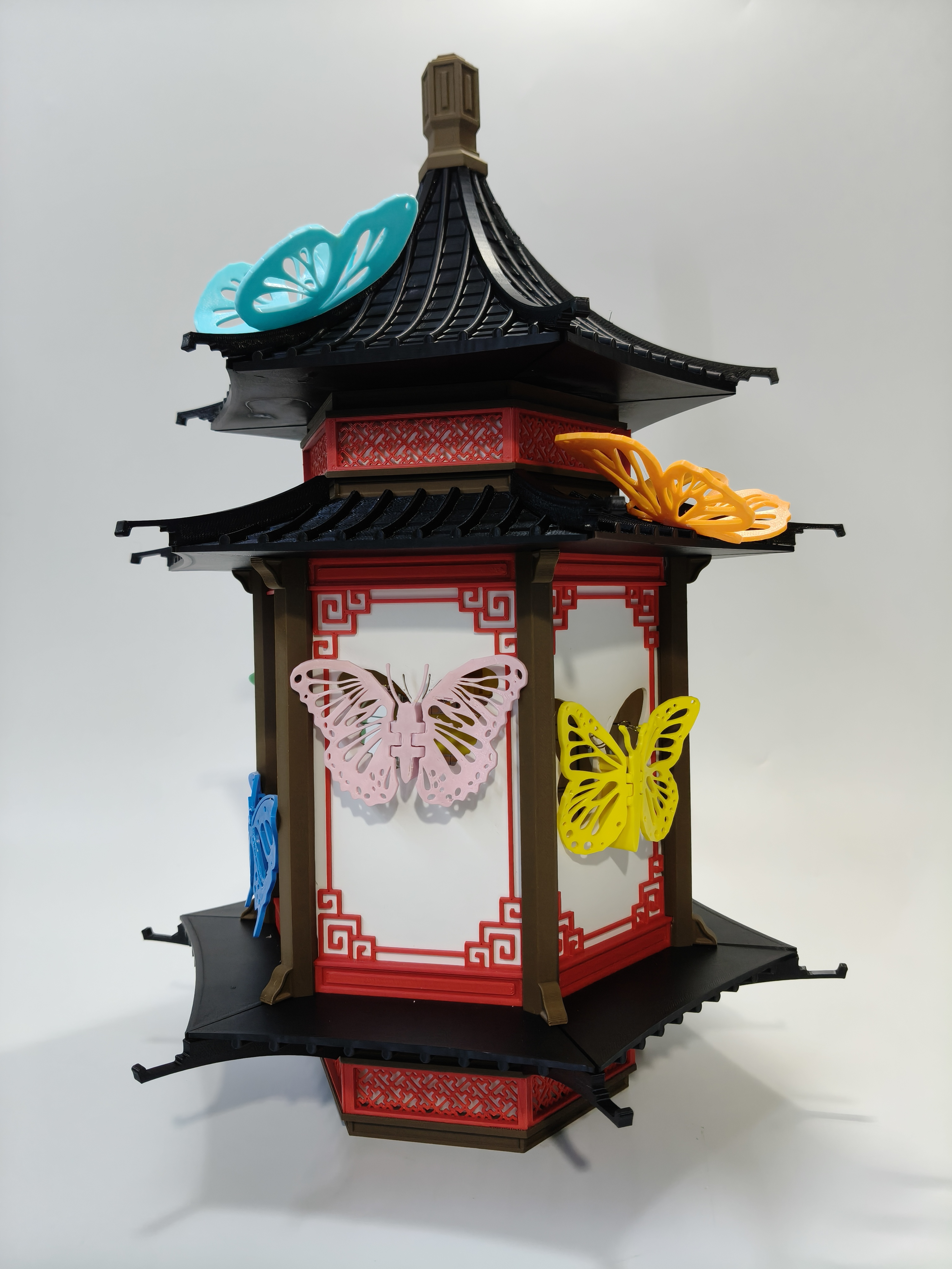Miniatura 2 do modelo 3D 灵动蝴蝶六角灯