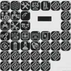 0.2mm layer, 4 walls, Jobs and Another icons