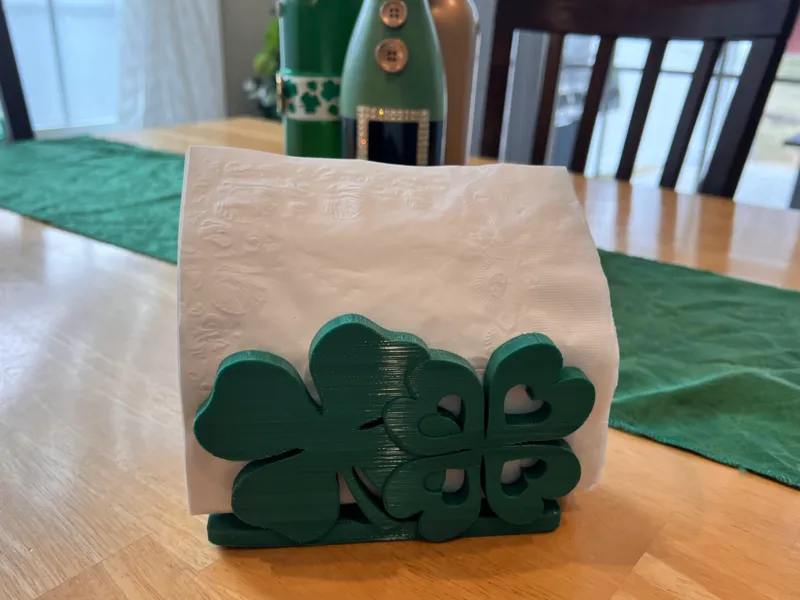 St. Patrick's Day Clover Shamrock Napkin Holder