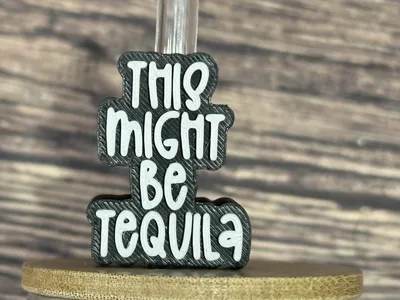 This might be tequila straw topper