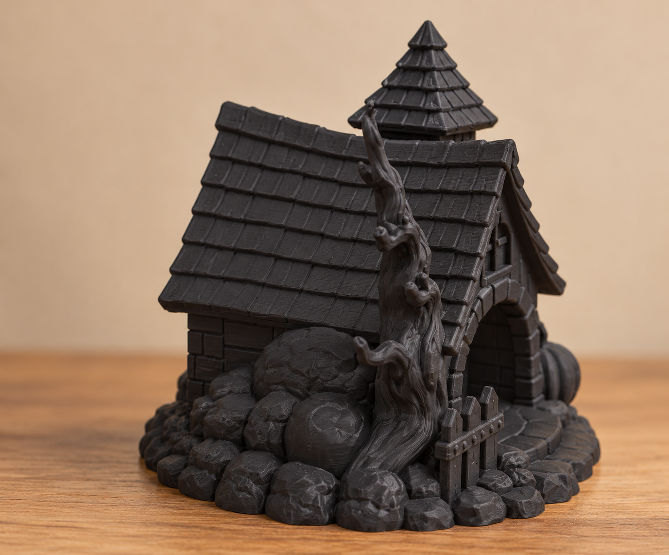 Haunted Cottage Led Tealight Holder - 1