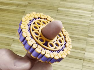 Spinner Fidget Print in Place